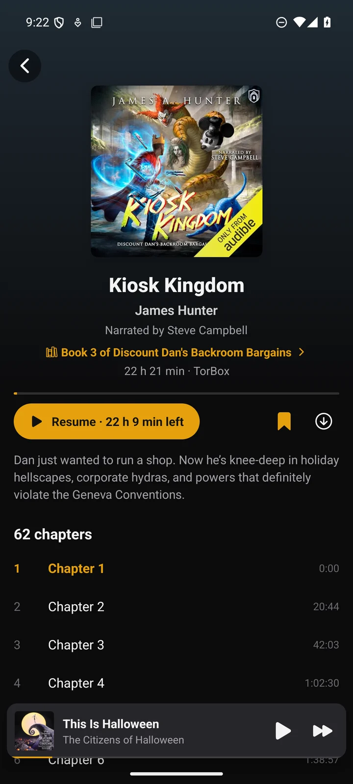 Lucify audiobook with chapters
