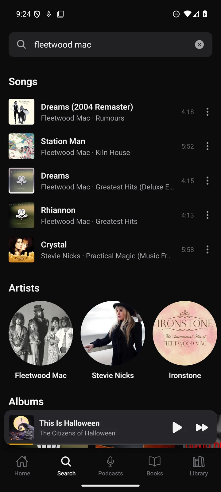 Lucify search results